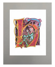 Load image into Gallery viewer, 11X14 Matted Celtic Letter Print