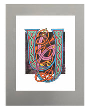Load image into Gallery viewer, 11X14 Matted Celtic Letter Print