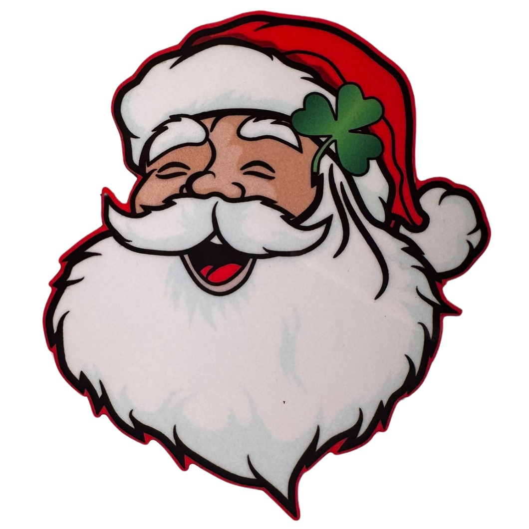 Santa with Closed Eyes Magnet