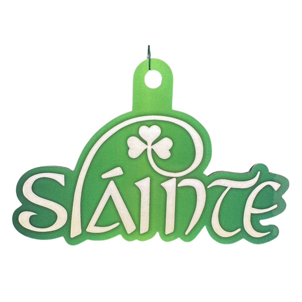 Green Slainte Ornament