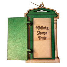 Load image into Gallery viewer, Green Georgian Door Wooden Ornament
